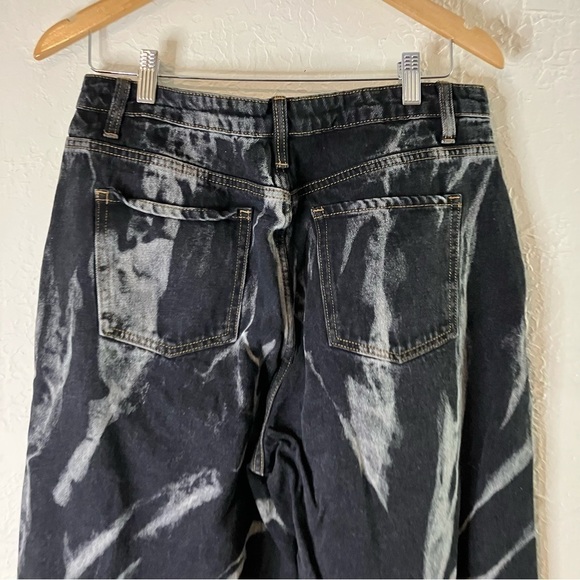 Lioness On My Way Black Tie Dyed High Waisted Mom Jeans - Picture 9 of 12